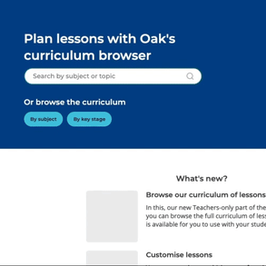 Using the search bar in Teacher Hub
