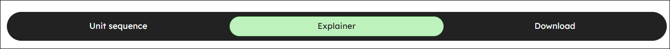 Curriculum tab with Explainer highlighted
