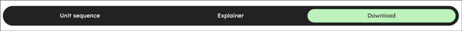 Curriculum tab with Download highlighted