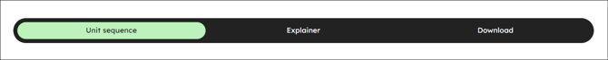 Curriculum tabs with Unit sequence highlighted