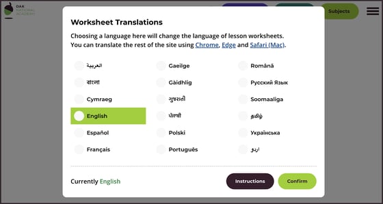 language-picker-worksheets