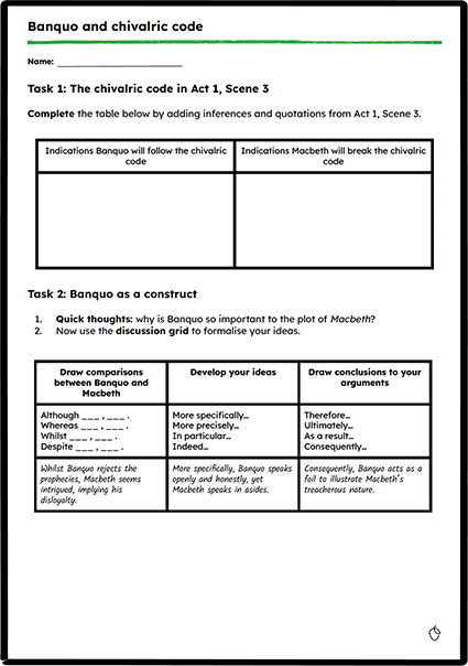 Collection 2 worksheet example